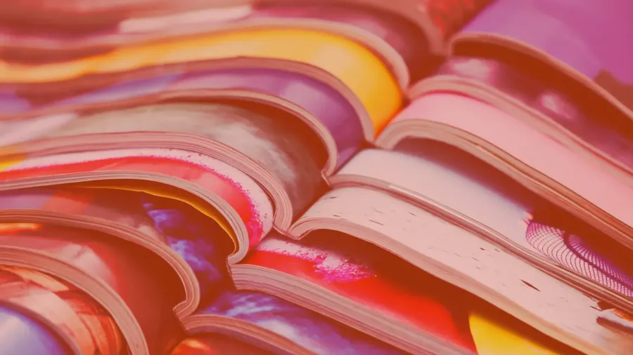 Many Publications & Periodicals piled up